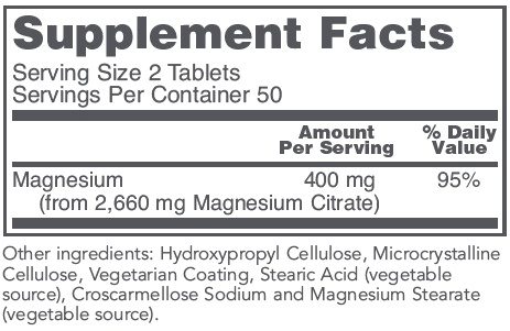 Magnesium Citrate Ingredients